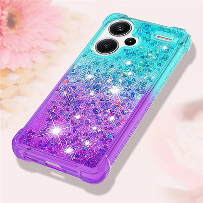 YB Quicksand Series-3 For Xiaomi Redmi Note 13 Pro+ 5G TPU Case Gradient Quicksand Phone Cover