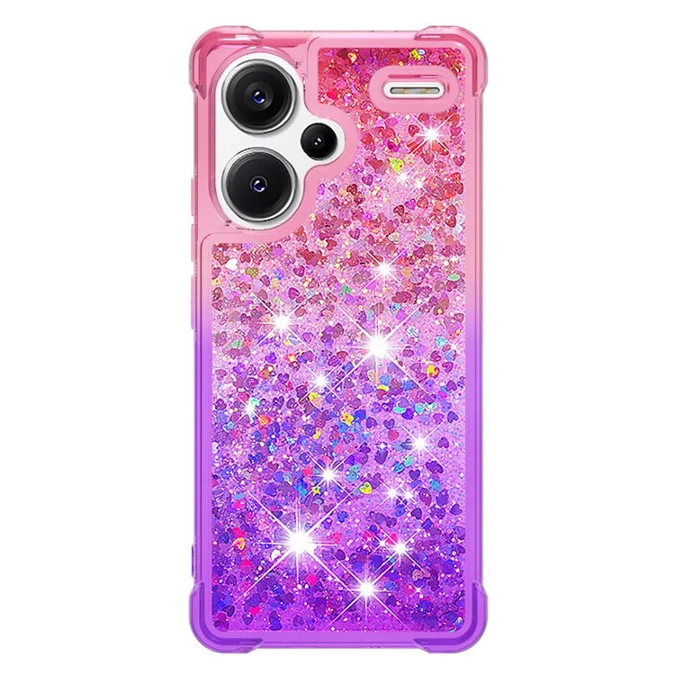 YB Quicksand Series-3 For Xiaomi Redmi Note 13 Pro+ 5G TPU Case Gradient Quicksand Phone Cover