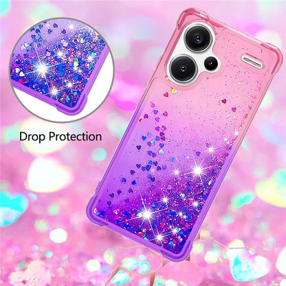 YB Quicksand Series-3 For Xiaomi Redmi Note 13 Pro+ 5G TPU Case Gradient Quicksand Phone Cover