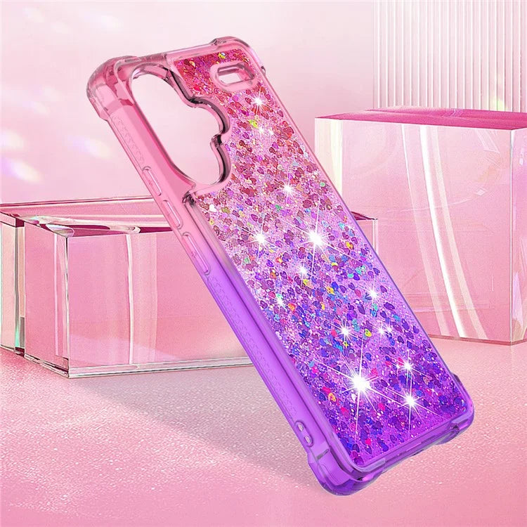 YB Quicksand Series-3 For Xiaomi Redmi Note 13 Pro+ 5G TPU Case Gradient Quicksand Phone Cover