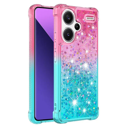 YB Quicksand Series-3 For Xiaomi Redmi Note 13 Pro+ 5G TPU Case Gradient Quicksand Phone Cover