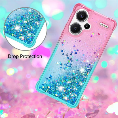 YB Quicksand Series-3 For Xiaomi Redmi Note 13 Pro+ 5G TPU Case Gradient Quicksand Phone Cover