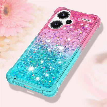 YB Quicksand Series-3 For Xiaomi Redmi Note 13 Pro+ 5G TPU Case Gradient Quicksand Phone Cover
