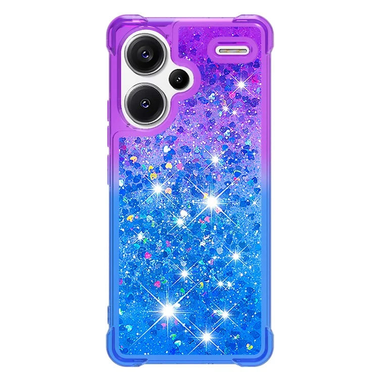 YB Quicksand Series-3 For Xiaomi Redmi Note 13 Pro+ 5G TPU Case Gradient Quicksand Phone Cover