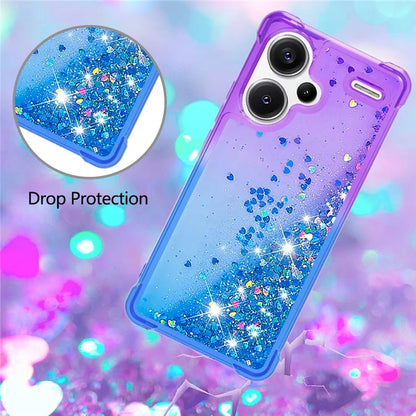 YB Quicksand Series-3 For Xiaomi Redmi Note 13 Pro+ 5G TPU Case Gradient Quicksand Phone Cover