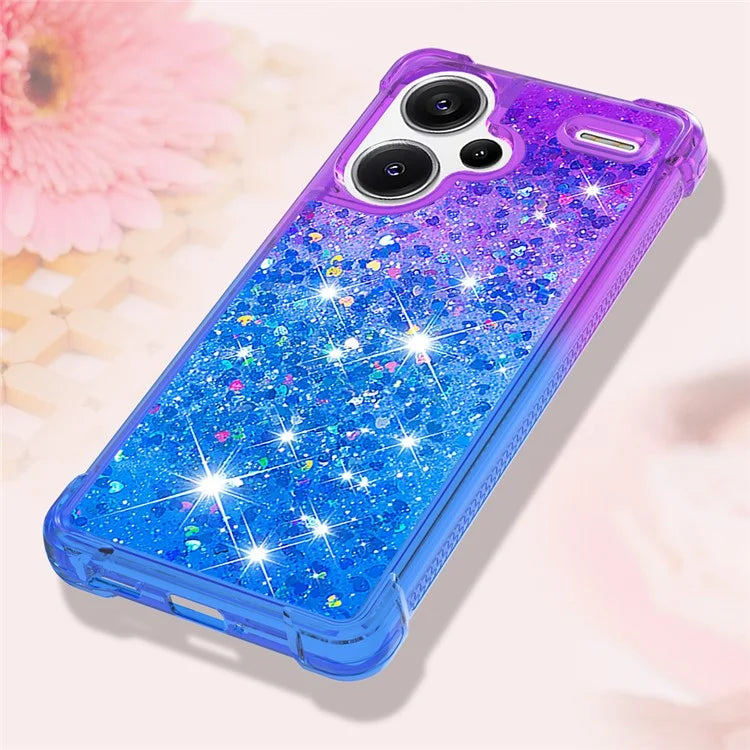 YB Quicksand Series-3 For Xiaomi Redmi Note 13 Pro+ 5G TPU Case Gradient Quicksand Phone Cover