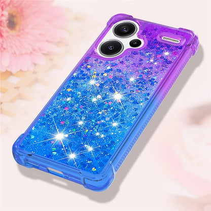 YB Quicksand Series-3 For Xiaomi Redmi Note 13 Pro+ 5G TPU Case Gradient Quicksand Phone Cover