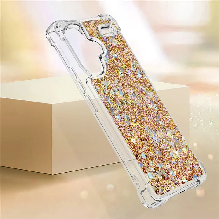 YB Quicksand Series-1 For Xiaomi Redmi Note 13 Pro+ 5G Cell Phone Case Sequins TPU Protective Cover
