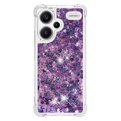YB Quicksand Series-1 For Xiaomi Redmi Note 13 Pro+ 5G Cell Phone Case Sequins TPU Protective Cover