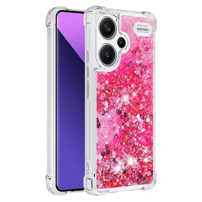 YB Quicksand Series-1 For Xiaomi Redmi Note 13 Pro+ 5G Cell Phone Case Sequins TPU Protective Cover