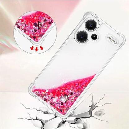 YB Quicksand Series-1 For Xiaomi Redmi Note 13 Pro+ 5G Cell Phone Case Sequins TPU Protective Cover