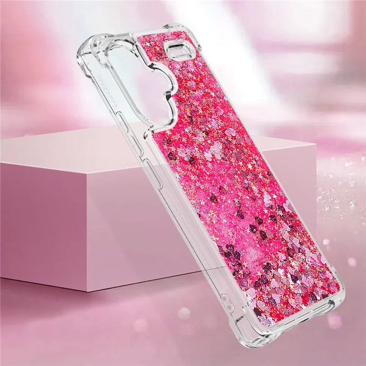 YB Quicksand Series-1 For Xiaomi Redmi Note 13 Pro+ 5G Cell Phone Case Sequins TPU Protective Cover