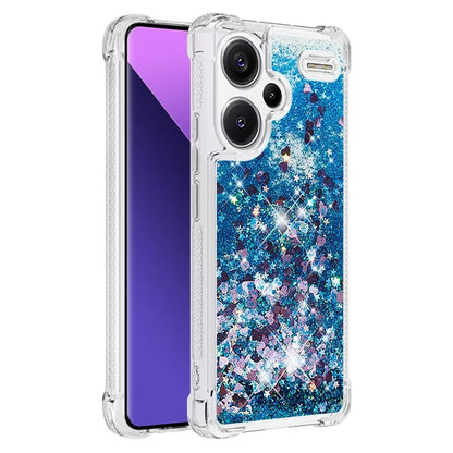 YB Quicksand Series-1 For Xiaomi Redmi Note 13 Pro+ 5G Cell Phone Case Sequins TPU Protective Cover