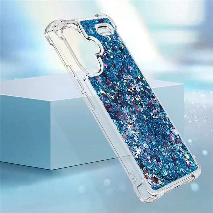 YB Quicksand Series-1 For Xiaomi Redmi Note 13 Pro+ 5G Cell Phone Case Sequins TPU Protective Cover