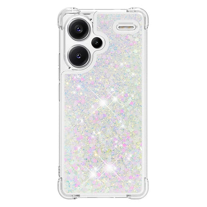 YB Quicksand Series-1 For Xiaomi Redmi Note 13 Pro+ 5G Cell Phone Case Sequins TPU Protective Cover