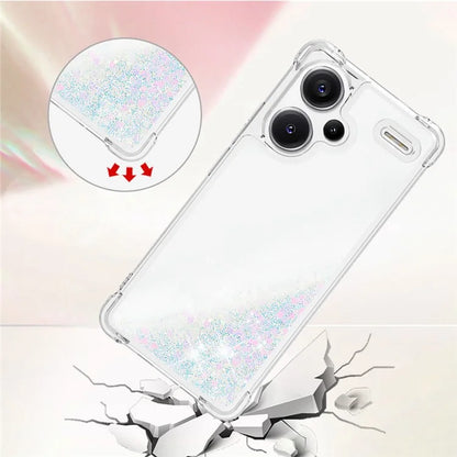 YB Quicksand Series-1 For Xiaomi Redmi Note 13 Pro+ 5G Cell Phone Case Sequins TPU Protective Cover