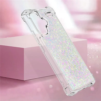 YB Quicksand Series-1 For Xiaomi Redmi Note 13 Pro+ 5G Cell Phone Case Sequins TPU Protective Cover