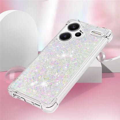 YB Quicksand Series-1 For Xiaomi Redmi Note 13 Pro+ 5G Cell Phone Case Sequins TPU Protective Cover