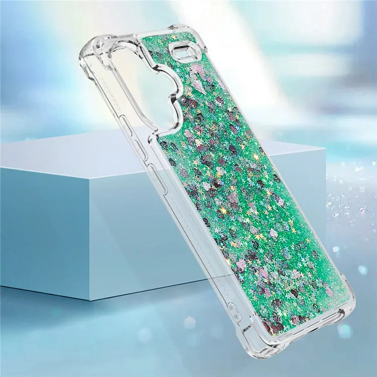YB Quicksand Series-1 For Xiaomi Redmi Note 13 Pro+ 5G Cell Phone Case Sequins TPU Protective Cover