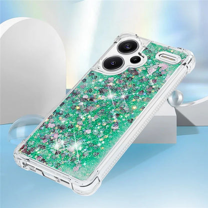 YB Quicksand Series-1 For Xiaomi Redmi Note 13 Pro+ 5G Cell Phone Case Sequins TPU Protective Cover