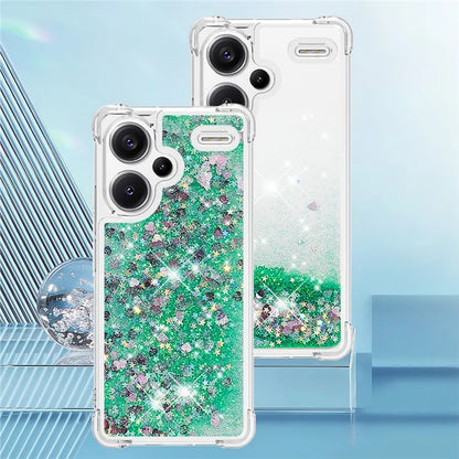 YB Quicksand Series-1 For Xiaomi Redmi Note 13 Pro+ 5G Cell Phone Case Sequins TPU Protective Cover