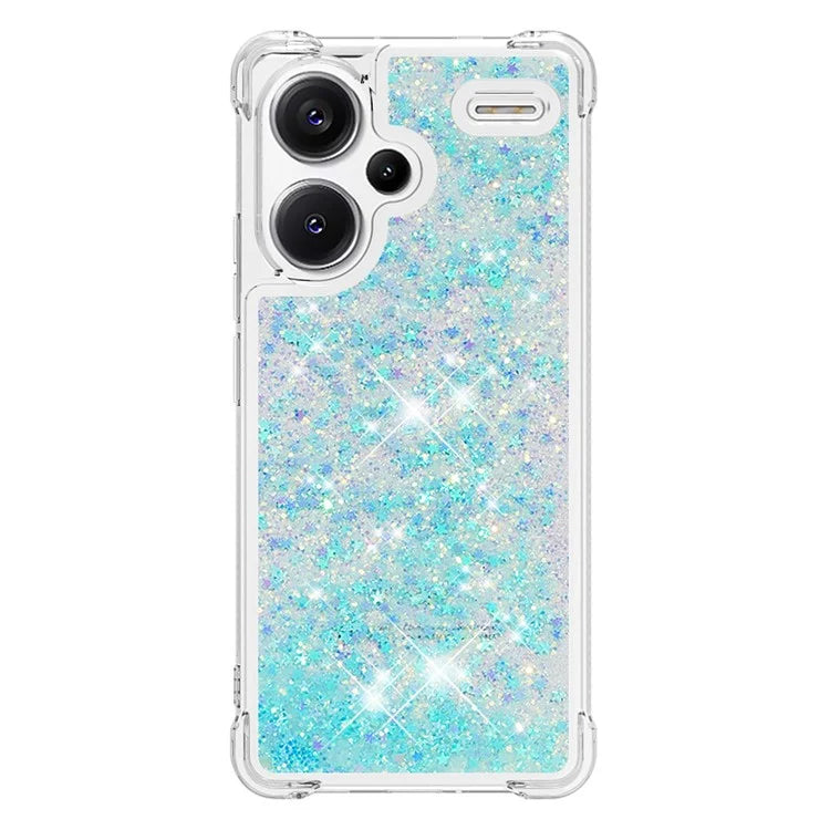 YB Quicksand Series-1 For Xiaomi Redmi Note 13 Pro+ 5G Cell Phone Case Sequins TPU Protective Cover