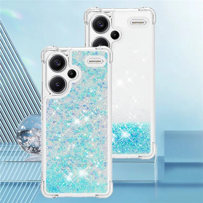 YB Quicksand Series-1 For Xiaomi Redmi Note 13 Pro+ 5G Cell Phone Case Sequins TPU Protective Cover