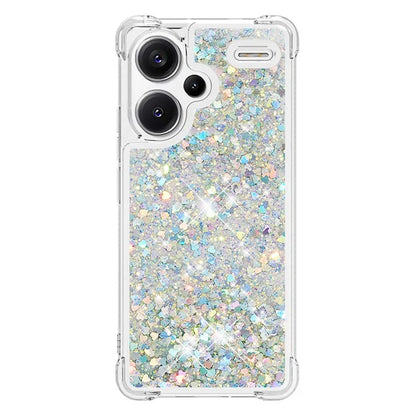 YB Quicksand Series-1 For Xiaomi Redmi Note 13 Pro+ 5G Cell Phone Case Sequins TPU Protective Cover