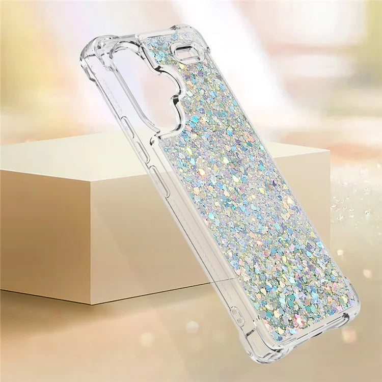 YB Quicksand Series-1 For Xiaomi Redmi Note 13 Pro+ 5G Cell Phone Case Sequins TPU Protective Cover