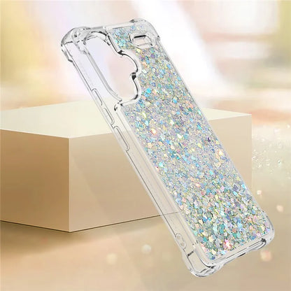 YB Quicksand Series-1 For Xiaomi Redmi Note 13 Pro+ 5G Cell Phone Case Sequins TPU Protective Cover