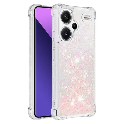 YB Quicksand Series-1 For Xiaomi Redmi Note 13 Pro+ 5G Cell Phone Case Sequins TPU Protective Cover