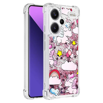 YB Quicksand Series-2 For Xiaomi Redmi Note 13 Pro+ 5G Quicksand Case Stylish Pattern TPU Phone Cover