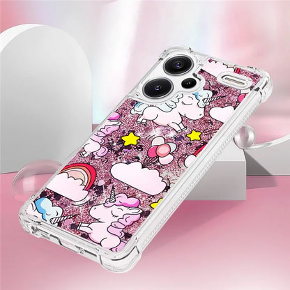 YB Quicksand Series-2 For Xiaomi Redmi Note 13 Pro+ 5G Quicksand Case Stylish Pattern TPU Phone Cover