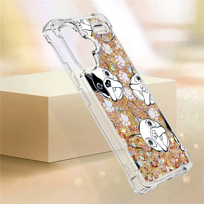 YB Quicksand Series-2 For Xiaomi Redmi Note 13 Pro+ 5G Quicksand Case Stylish Pattern TPU Phone Cover