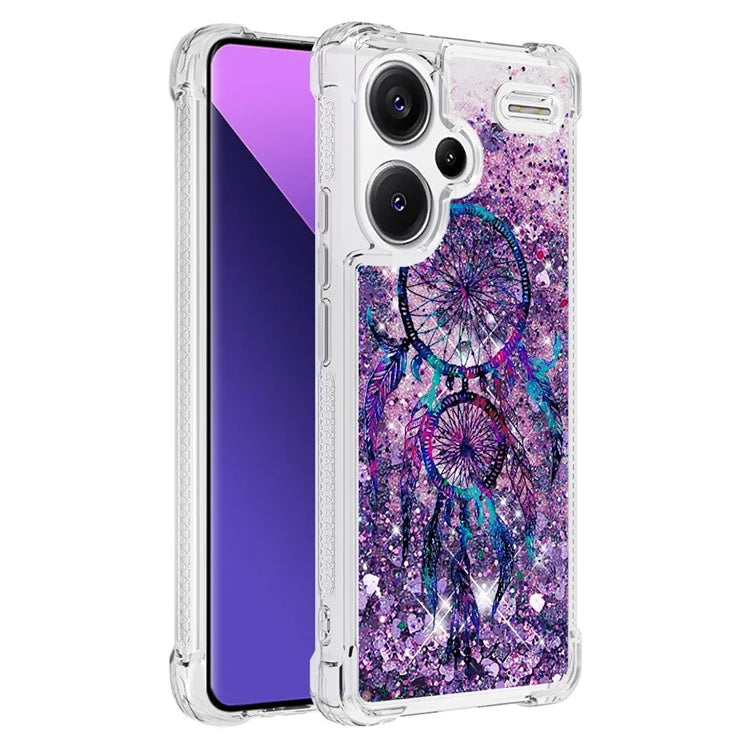 YB Quicksand Series-2 For Xiaomi Redmi Note 13 Pro+ 5G Quicksand Case Stylish Pattern TPU Phone Cover