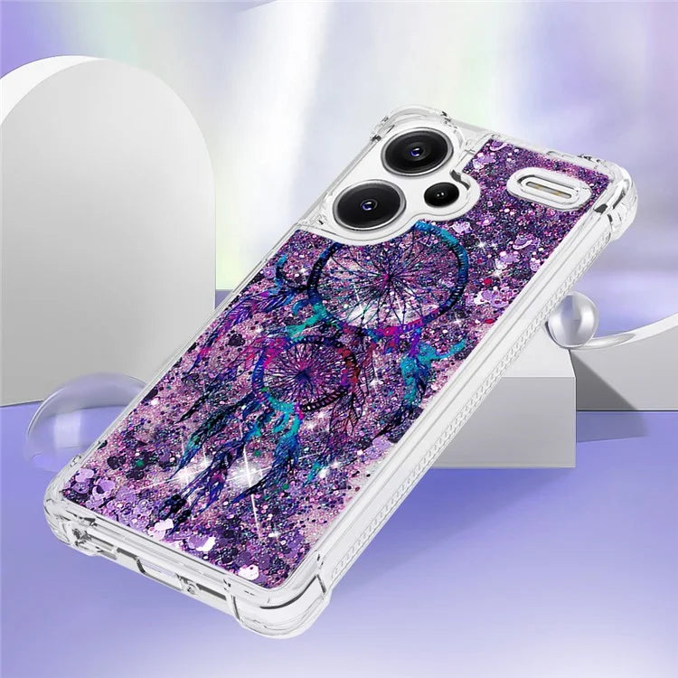 YB Quicksand Series-2 For Xiaomi Redmi Note 13 Pro+ 5G Quicksand Case Stylish Pattern TPU Phone Cover