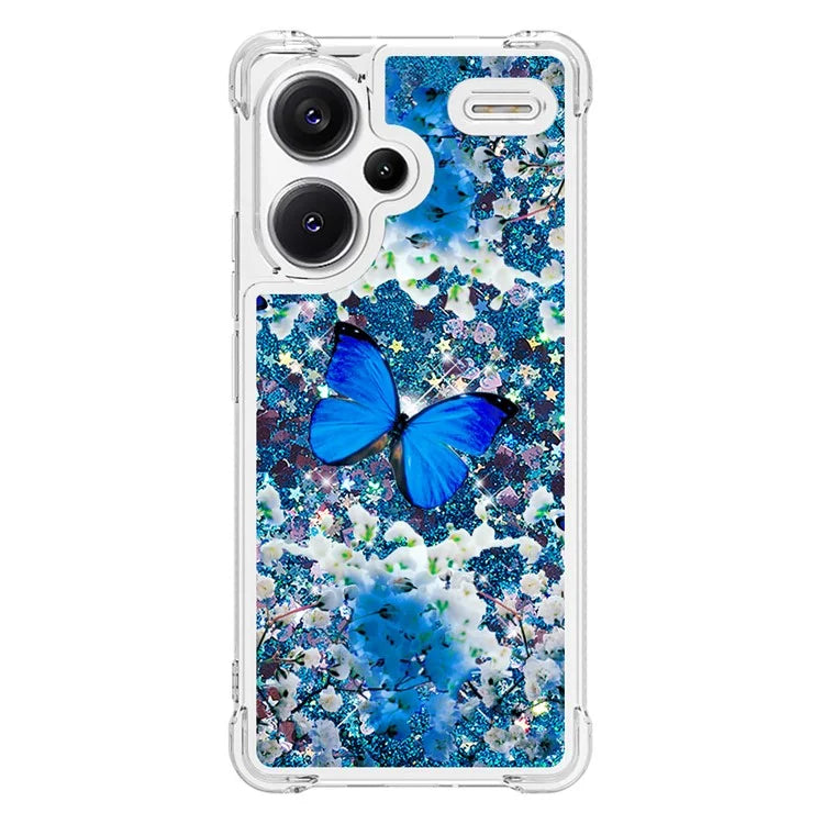 YB Quicksand Series-2 For Xiaomi Redmi Note 13 Pro+ 5G Quicksand Case Stylish Pattern TPU Phone Cover