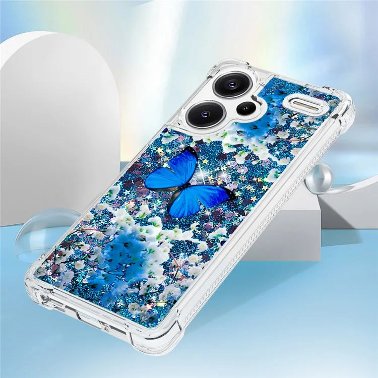 YB Quicksand Series-2 For Xiaomi Redmi Note 13 Pro+ 5G Quicksand Case Stylish Pattern TPU Phone Cover