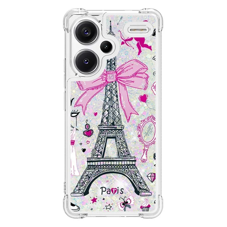 YB Quicksand Series-2 For Xiaomi Redmi Note 13 Pro+ 5G Quicksand Case Stylish Pattern TPU Phone Cover