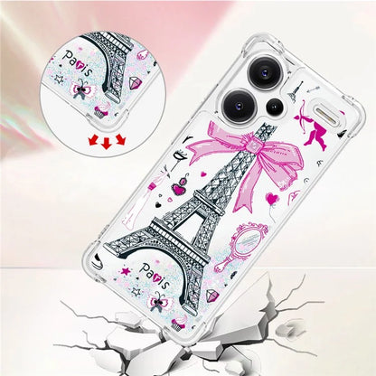 YB Quicksand Series-2 For Xiaomi Redmi Note 13 Pro+ 5G Quicksand Case Stylish Pattern TPU Phone Cover