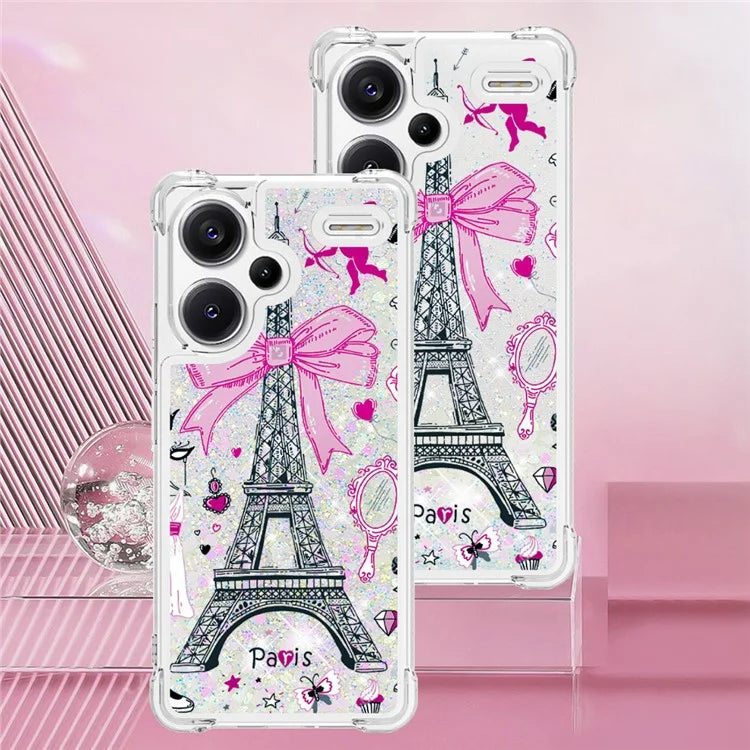 YB Quicksand Series-2 For Xiaomi Redmi Note 13 Pro+ 5G Quicksand Case Stylish Pattern TPU Phone Cover