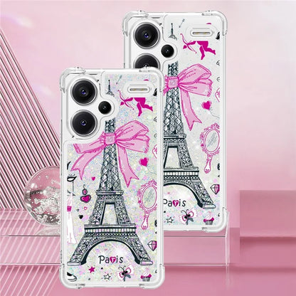 YB Quicksand Series-2 For Xiaomi Redmi Note 13 Pro+ 5G Quicksand Case Stylish Pattern TPU Phone Cover