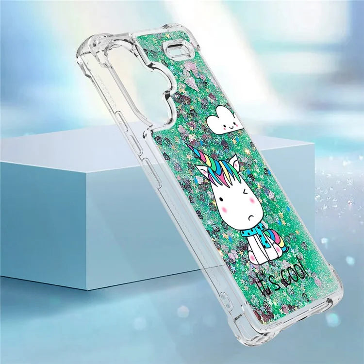 YB Quicksand Series-2 For Xiaomi Redmi Note 13 Pro+ 5G Quicksand Case Stylish Pattern TPU Phone Cover