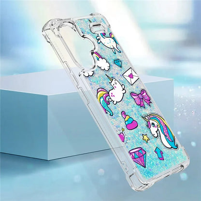 YB Quicksand Series-2 For Xiaomi Redmi Note 13 Pro+ 5G Quicksand Case Stylish Pattern TPU Phone Cover