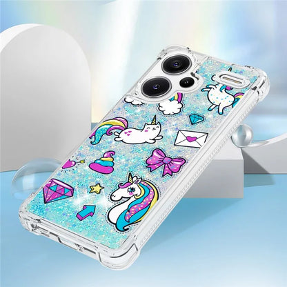 YB Quicksand Series-2 For Xiaomi Redmi Note 13 Pro+ 5G Quicksand Case Stylish Pattern TPU Phone Cover