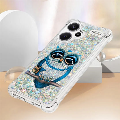 YB Quicksand Series-2 For Xiaomi Redmi Note 13 Pro+ 5G Quicksand Case Stylish Pattern TPU Phone Cover