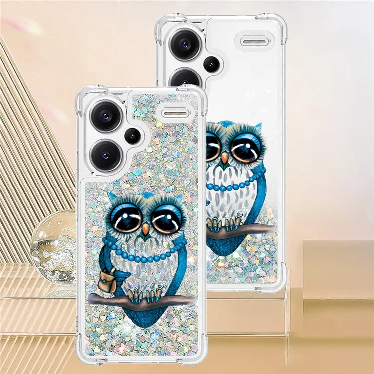 YB Quicksand Series-2 For Xiaomi Redmi Note 13 Pro+ 5G Quicksand Case Stylish Pattern TPU Phone Cover