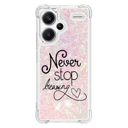 YB Quicksand Series-2 For Xiaomi Redmi Note 13 Pro+ 5G Quicksand Case Stylish Pattern TPU Phone Cover