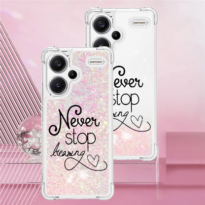 YB Quicksand Series-2 For Xiaomi Redmi Note 13 Pro+ 5G Quicksand Case Stylish Pattern TPU Phone Cover