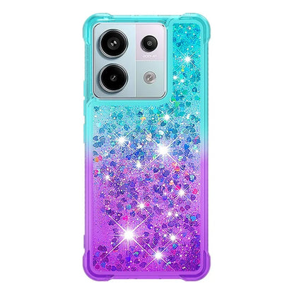 YB Quicksand Series-3 For Xiaomi Redmi Note 13 Pro 5G / Poco X6 5G Case Gradient Anti-drop Phone Cover